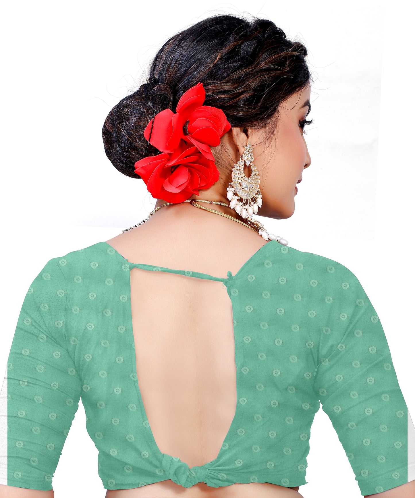 Owlsky Women's Kanjivaram Silk Saree Soft Banarasi Style with Golden & Silver Zari Border | Elegant Silk Look Saree with Unstitched Blouse Piece Navy Blue