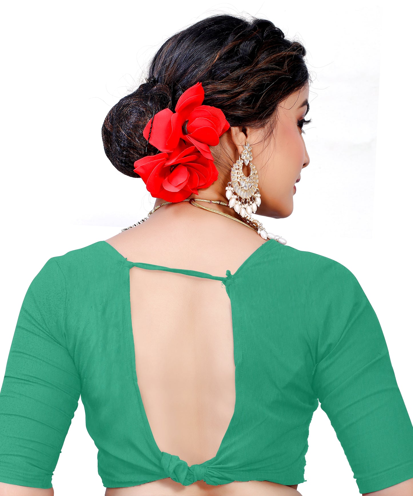 Owl Sky Kanjivaram Cotton Silk Saree for Women with Zari Border | Traditional Indian Saree with Unstitched Blouse Piece | Lightweight Festival Wear Saree | Elegant Soft Cotton Silk Saree Parrot Green