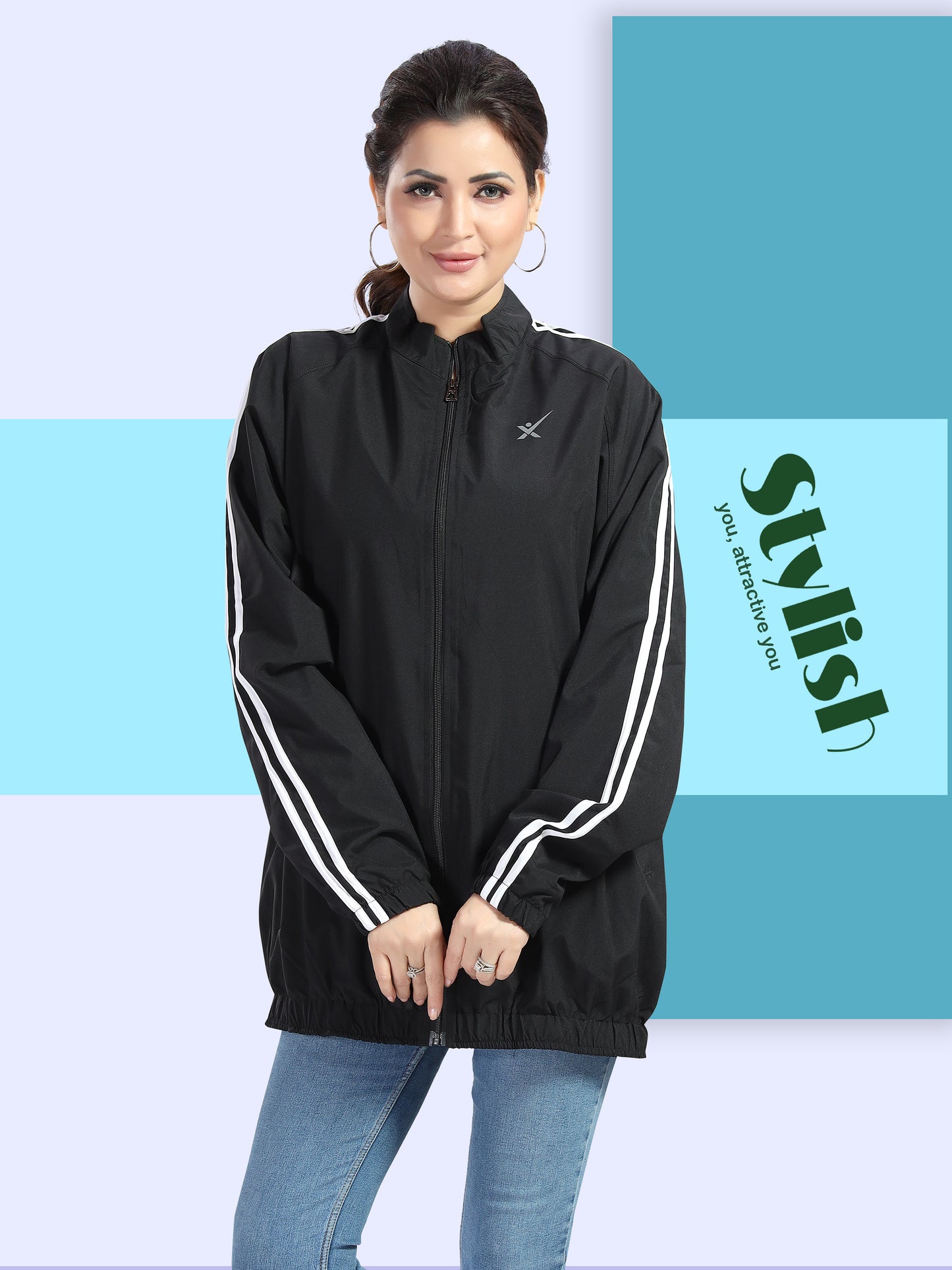 Side Style Full Sleeve Women Jacket