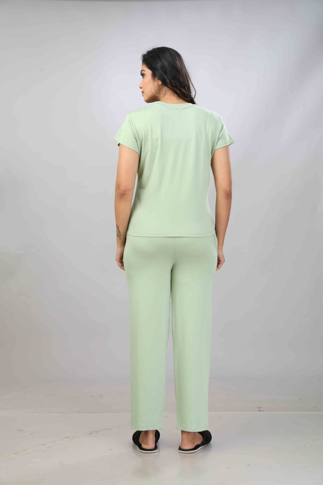 Women's Night Suit – Soft, Stylish & Comfortable Sleepwear for Women Green, Summer Night Suit for Women