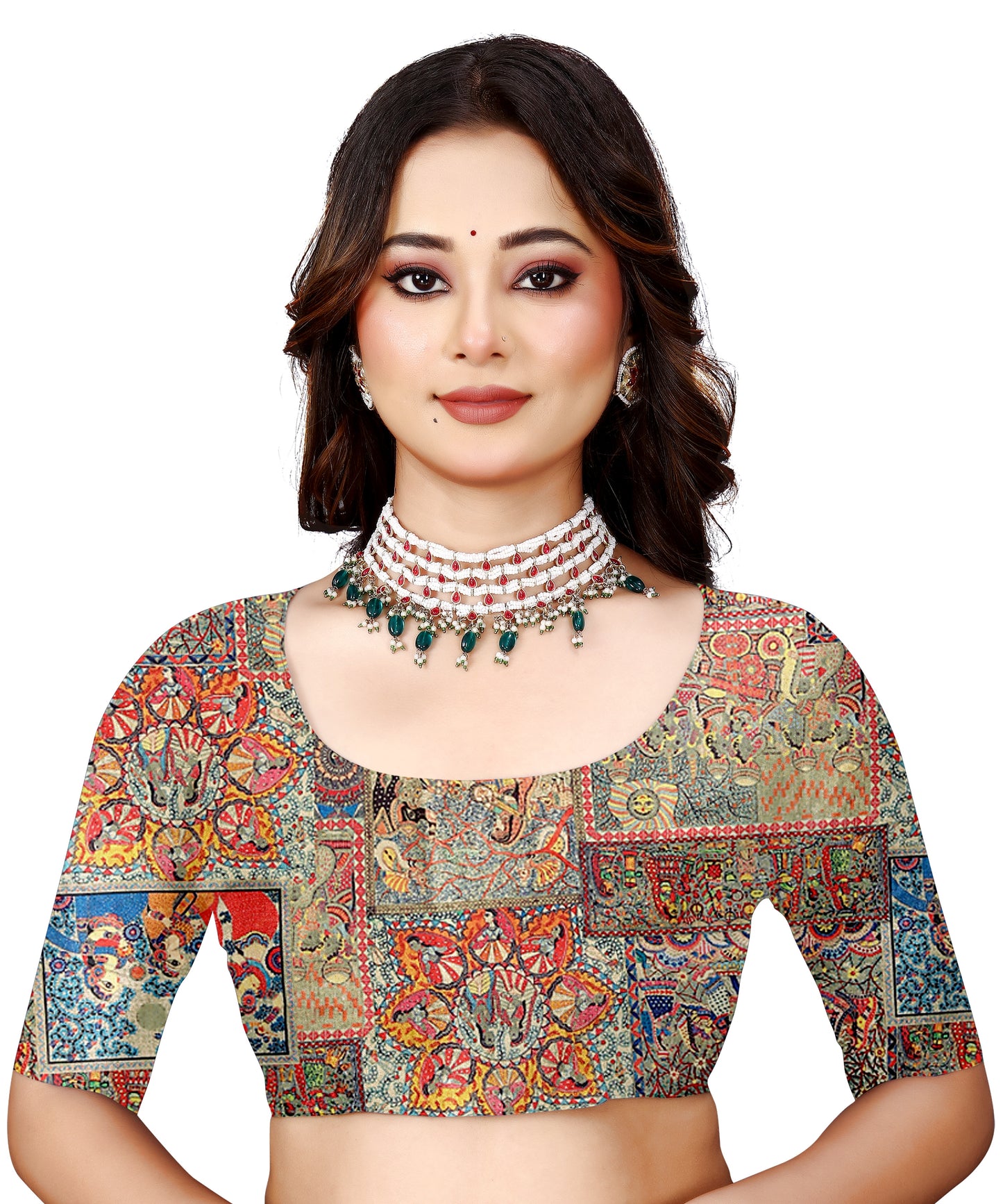 Madhubani Print Manipuri Silk Saree for Women | Indian Ethnic Party & Casual Wear | Unstitched Blouse Included Yellow