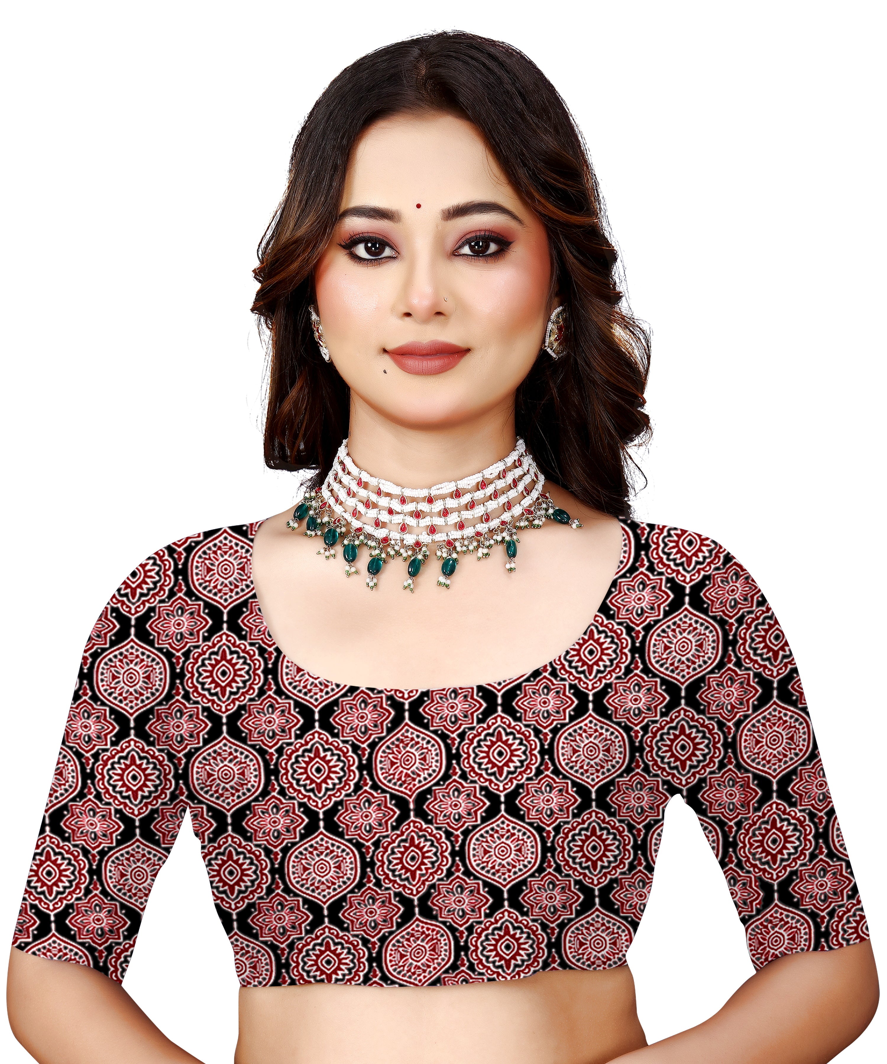 OWLSKY, SASSY & STYLO Womens Japan Satin Saree with Foil Print | Traditional Printed Saree with Unstitched Blouse | Festive Wear Saree for Women | Ethnic Designer Saree Purple