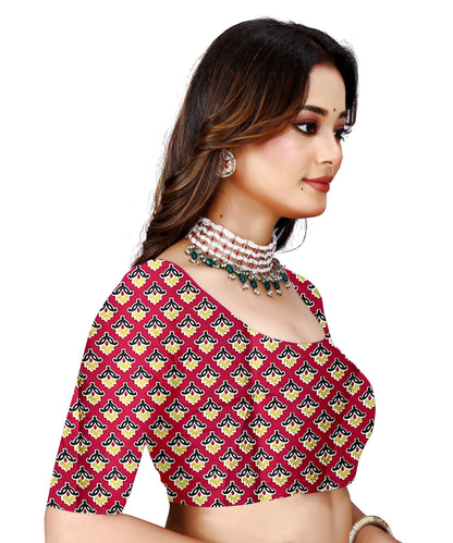 OWLSKY, SASSY & STYLO Womens Japan Satin Saree with Foil Print | Traditional Printed Saree with Unstitched Blouse | Festive Wear Saree for Women | Ethnic Designer Saree Black