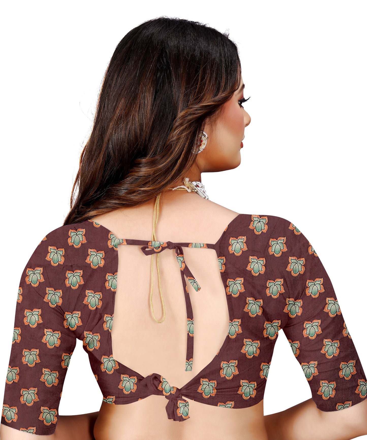 OWLSKY, SASSY & STYLO Women's Trendy Blended Silk Saree with Kalamkari Pallu & Designer Border | Festive Traditional Saree for Women | Traditional floral Motif | Saree With Unstiched Blouse Olive Green