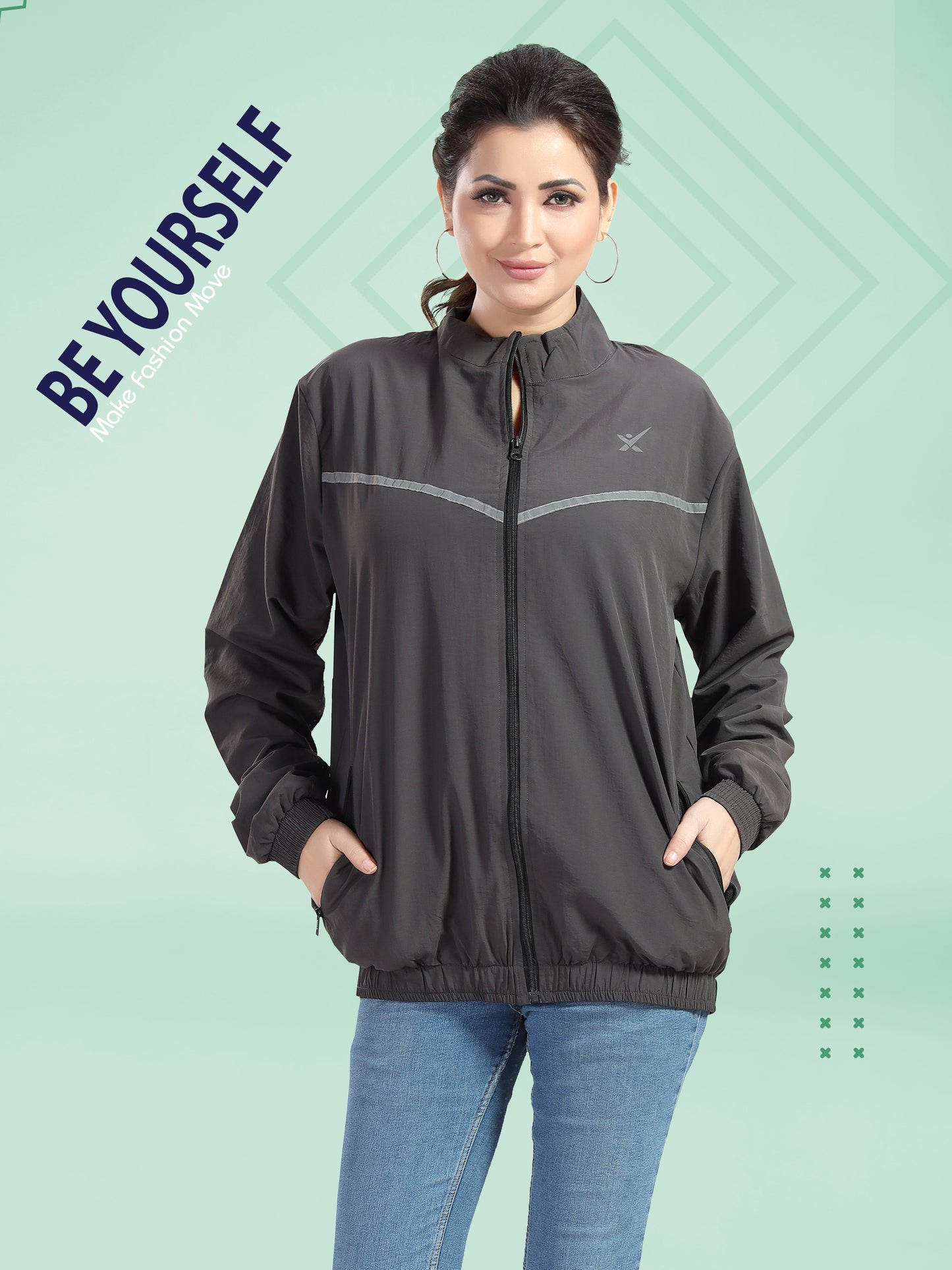 Front Style Full Sleeve Women Jacket
