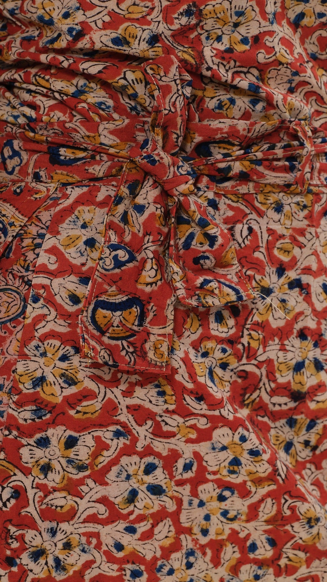 Owlsky Women’s Wrap Around Pure Cotton Ajrakh Print Skirt and Top – Handcrafted Print Ethnic Set for Casual, Festive & Summer Wear Brown