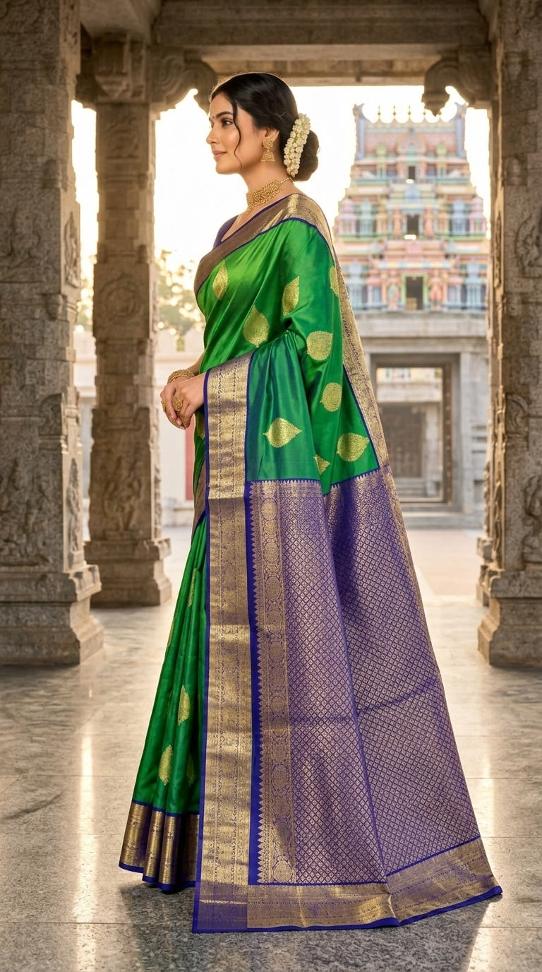 Emerald Green & Royal Blue