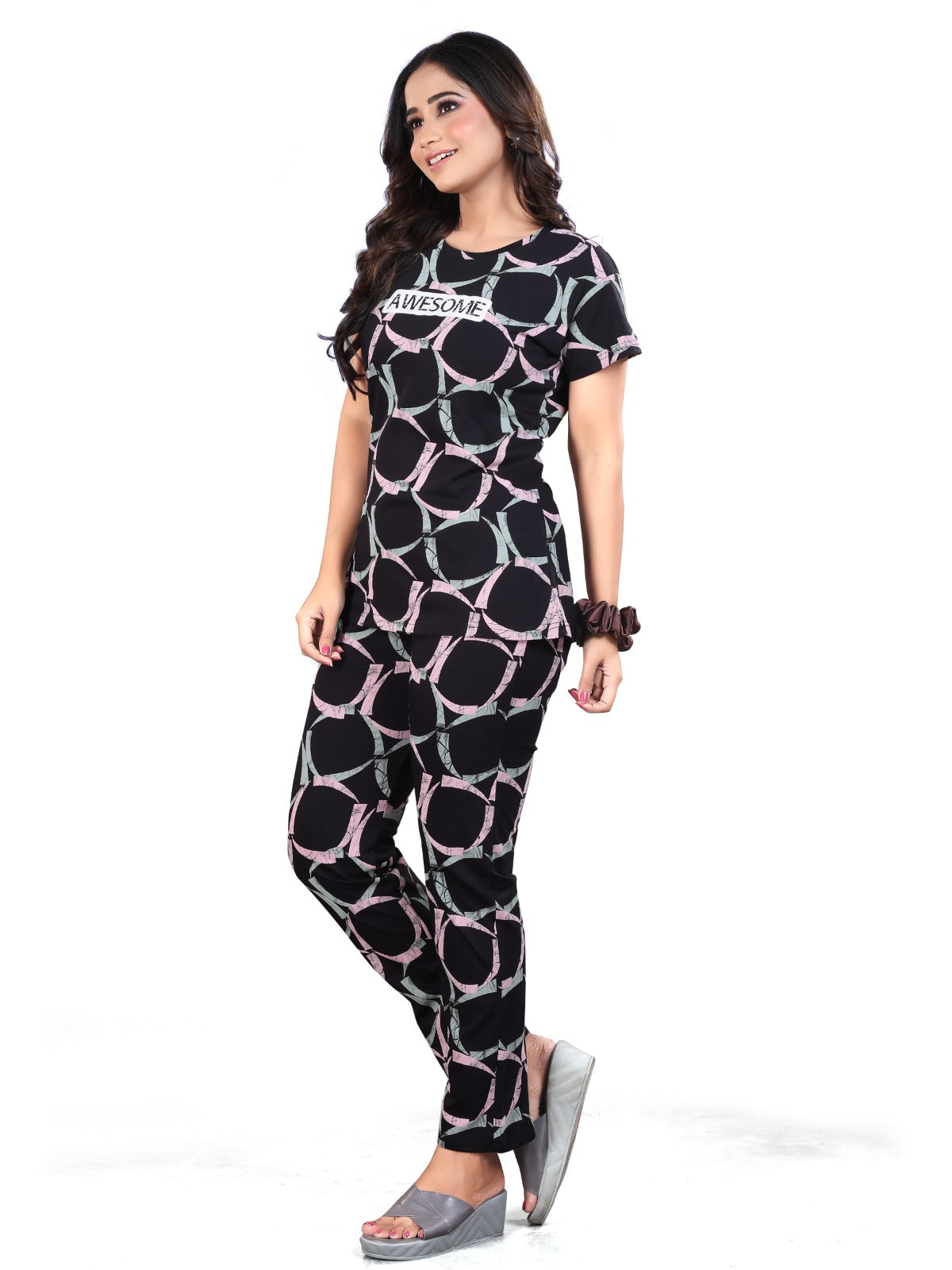 Premium Hosiery Cotton Stylish Co-ord Set for Women