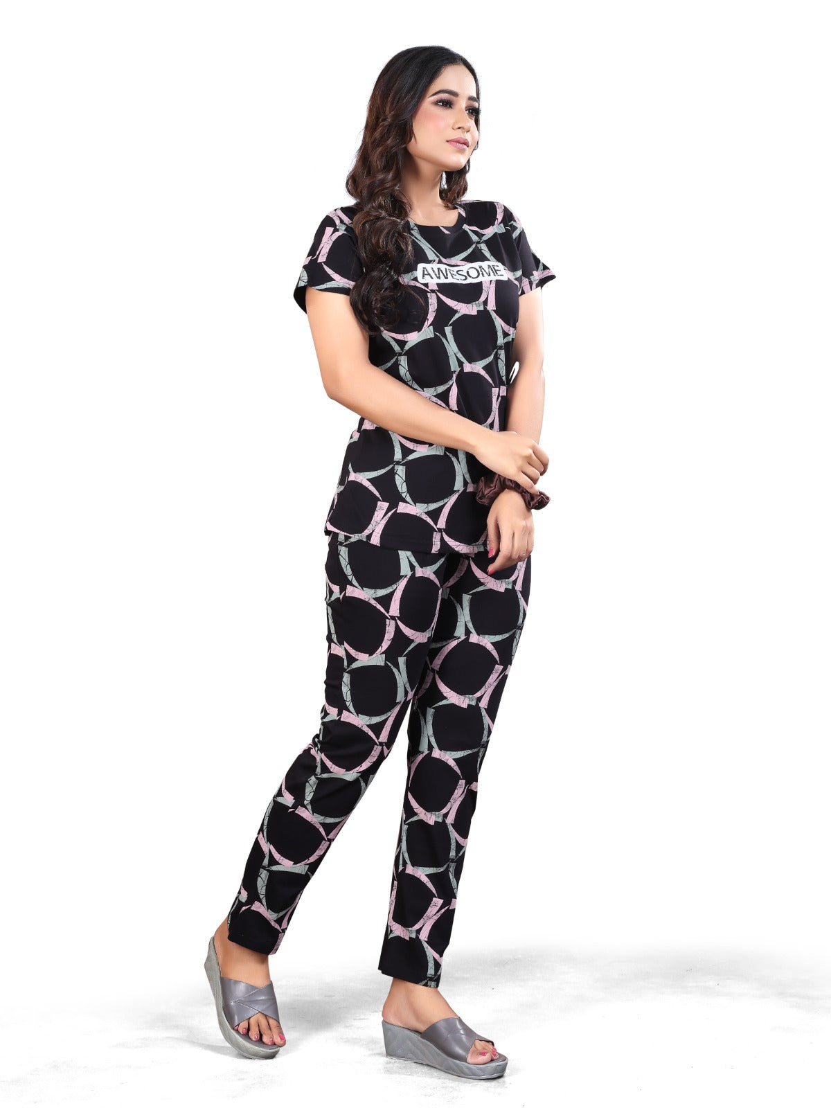 Premium Hosiery Cotton Stylish Co-ord Set for Women