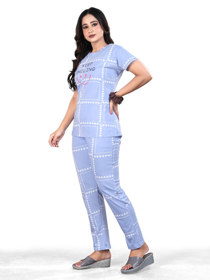 Premium Hosiery Cotton Stylish Co-ord Set for Women
