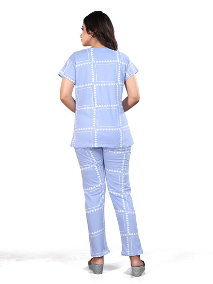 Premium Hosiery Cotton Stylish Co-ord Set for Women