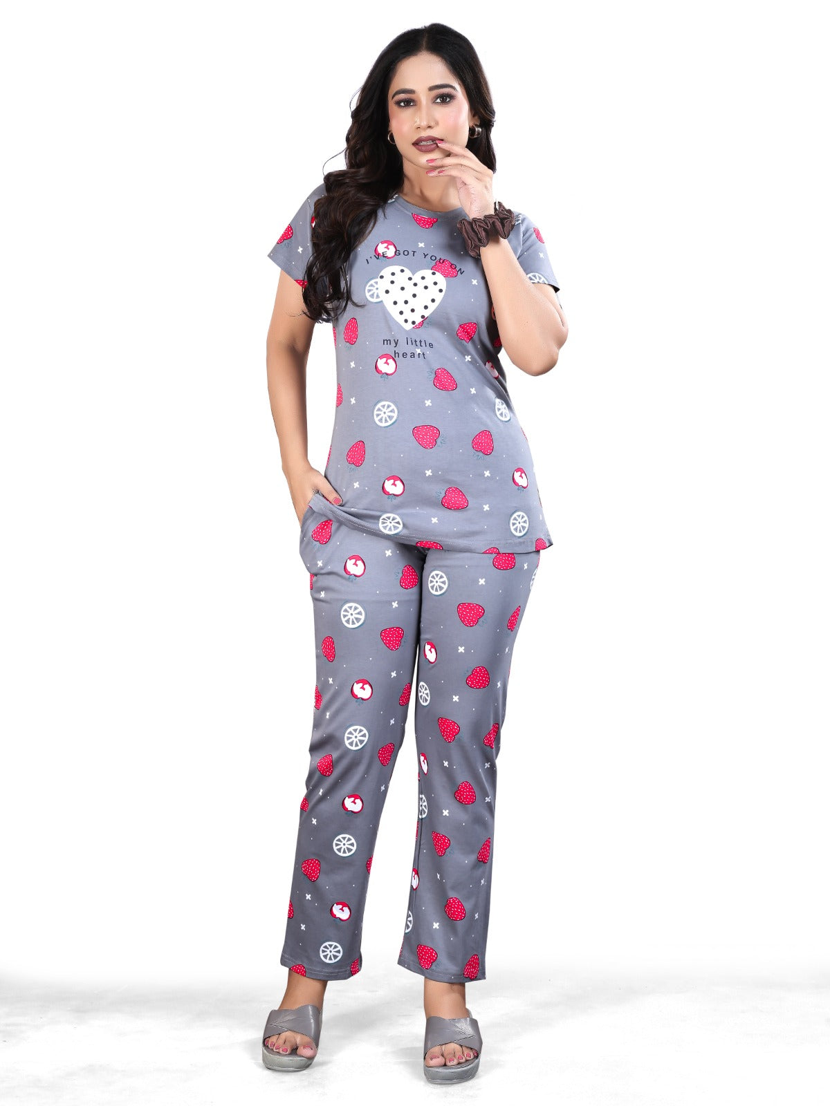 Premium Hosiery Cotton Stylish Co-ord Set for Women