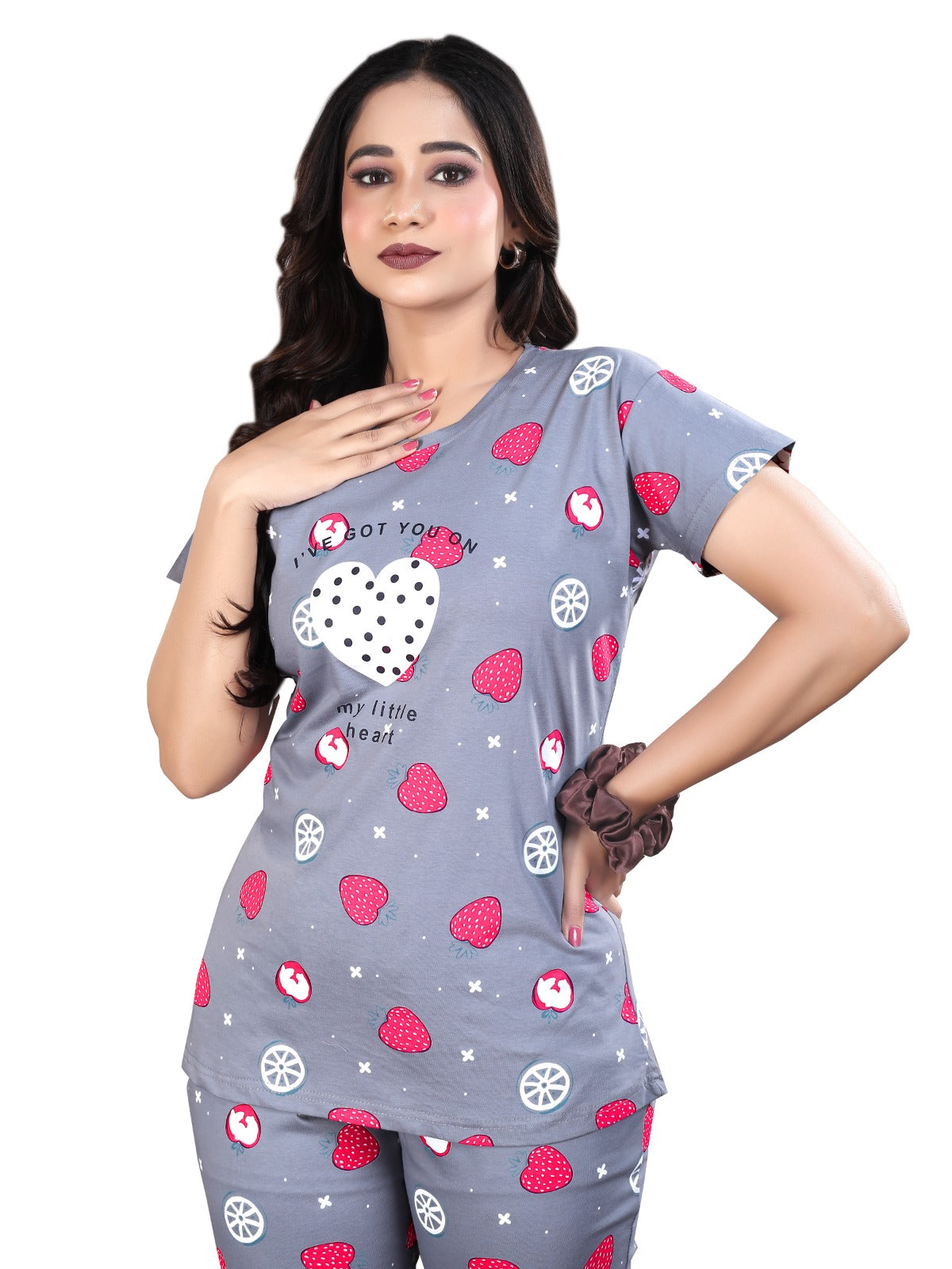 Premium Hosiery Cotton Stylish Co-ord Set for Women