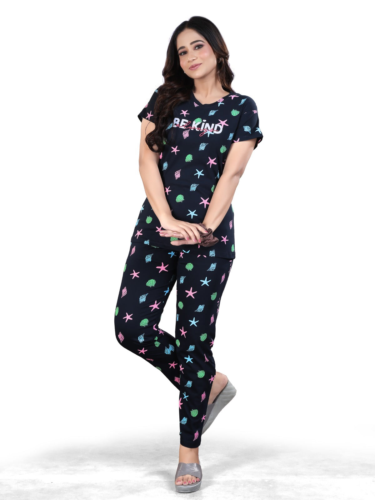 Premium Hosiery Cotton Stylish Co-ord Set for Women