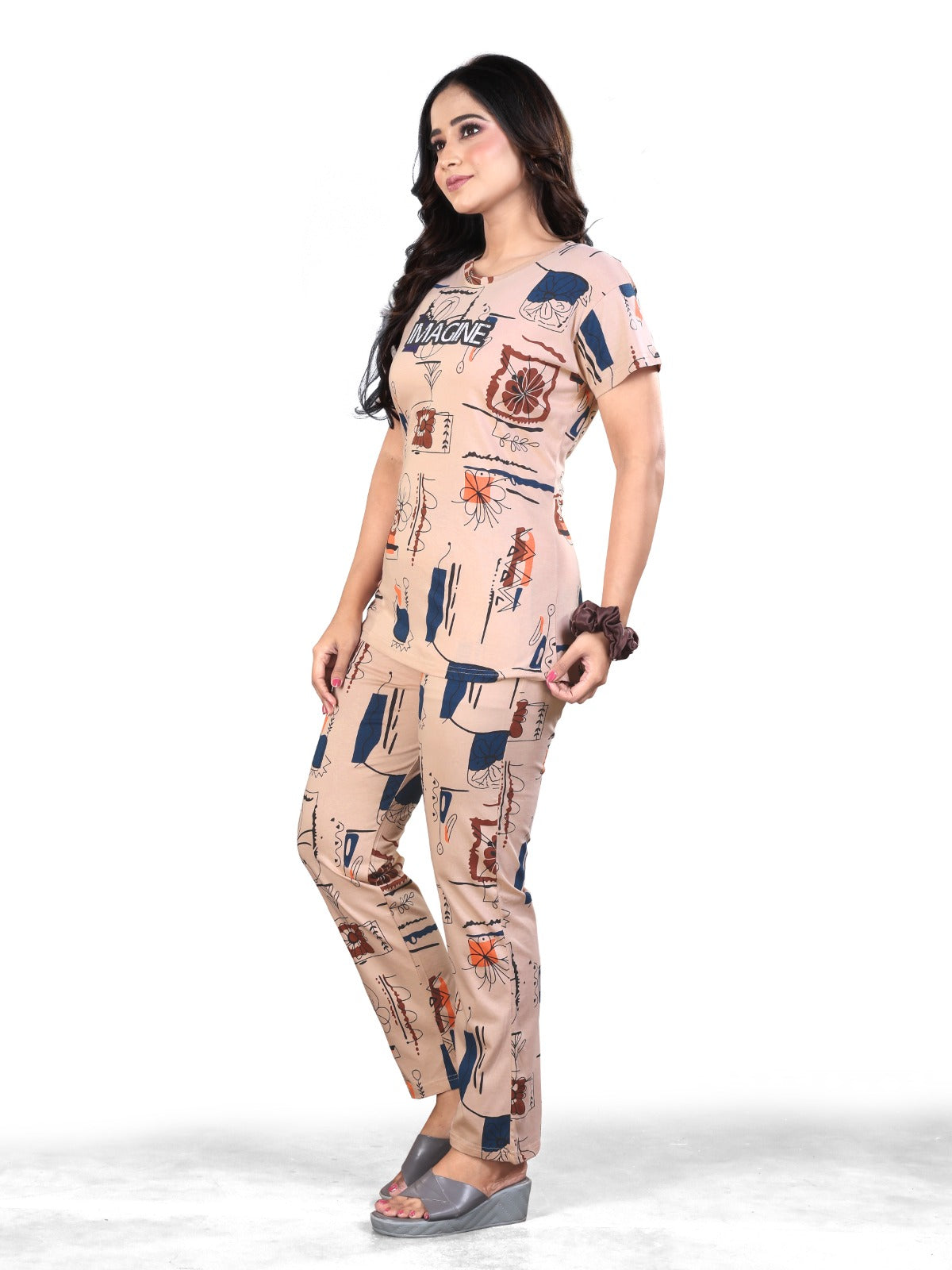 Premium Hosiery Cotton Stylish Co-ord Set for Women